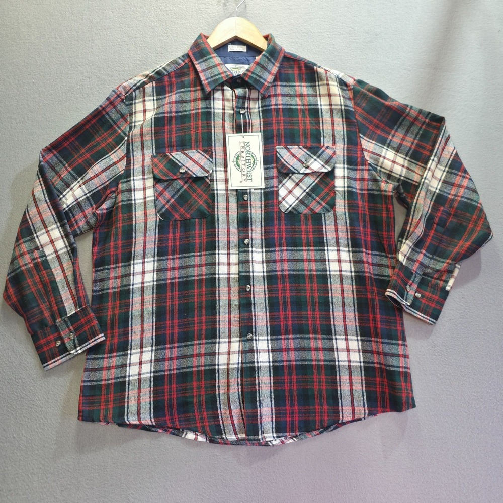 Northwest Territory Men's 100% Acrylic Flannel‎ Size XL NWT